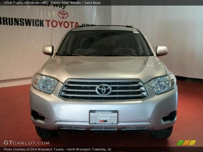 Classic Silver Metallic / Sand Beige 2008 Toyota Highlander 4WD