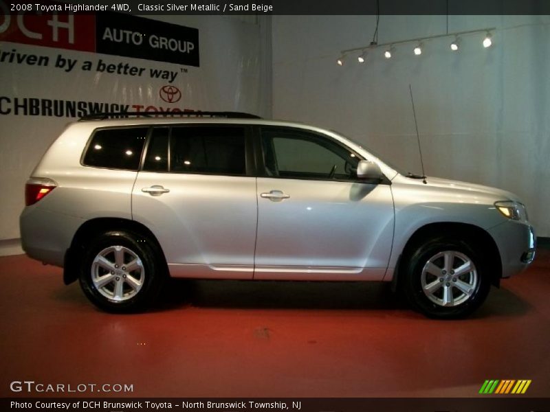 Classic Silver Metallic / Sand Beige 2008 Toyota Highlander 4WD
