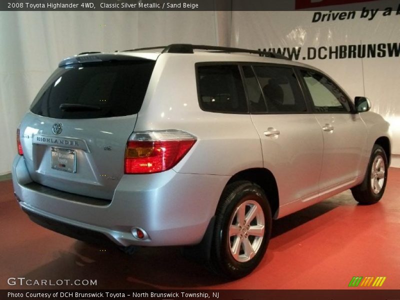 Classic Silver Metallic / Sand Beige 2008 Toyota Highlander 4WD