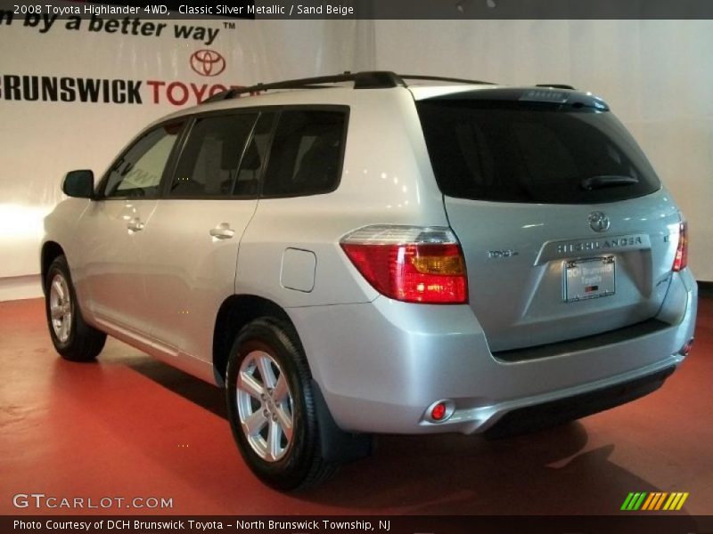 Classic Silver Metallic / Sand Beige 2008 Toyota Highlander 4WD