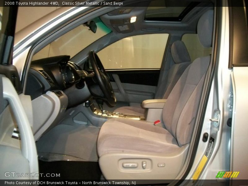 Classic Silver Metallic / Sand Beige 2008 Toyota Highlander 4WD