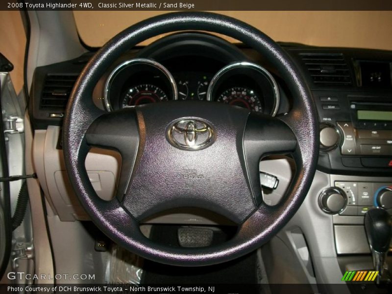 Classic Silver Metallic / Sand Beige 2008 Toyota Highlander 4WD