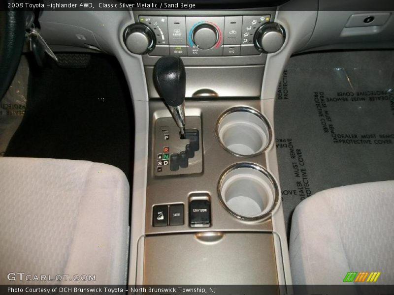 Classic Silver Metallic / Sand Beige 2008 Toyota Highlander 4WD