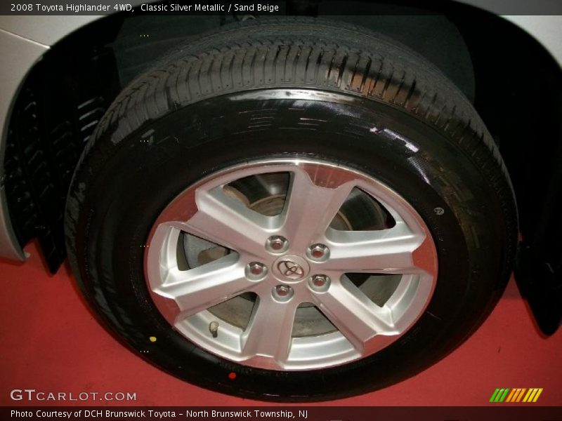 Classic Silver Metallic / Sand Beige 2008 Toyota Highlander 4WD