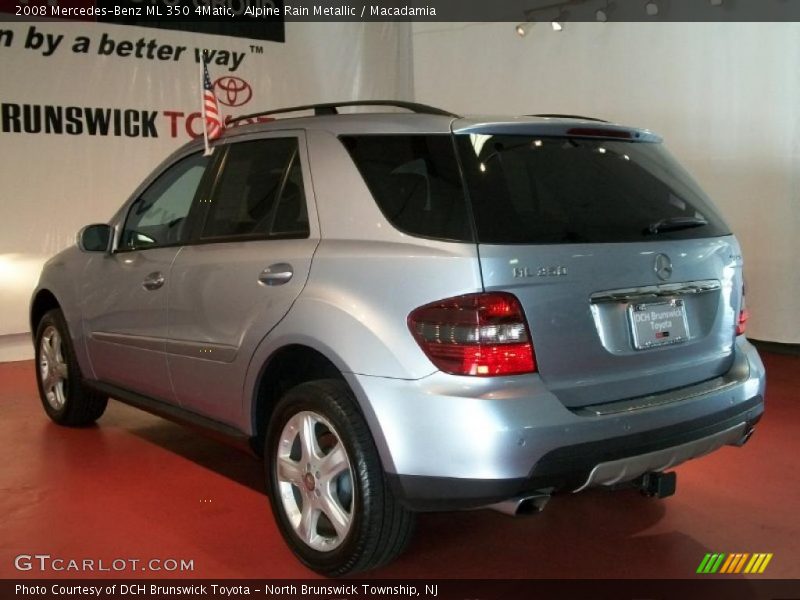 Alpine Rain Metallic / Macadamia 2008 Mercedes-Benz ML 350 4Matic