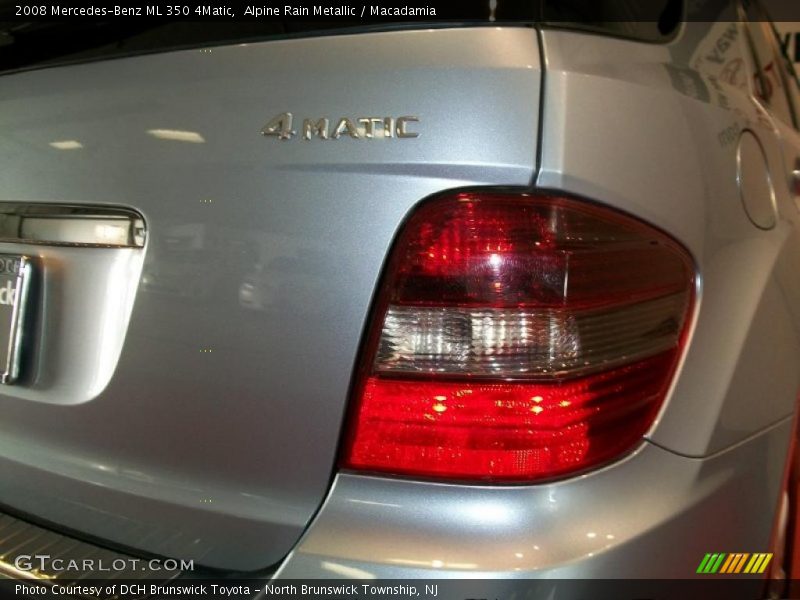 Alpine Rain Metallic / Macadamia 2008 Mercedes-Benz ML 350 4Matic