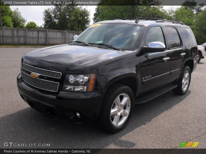 Black / Light Cashmere/Ebony 2008 Chevrolet Tahoe LTZ 4x4