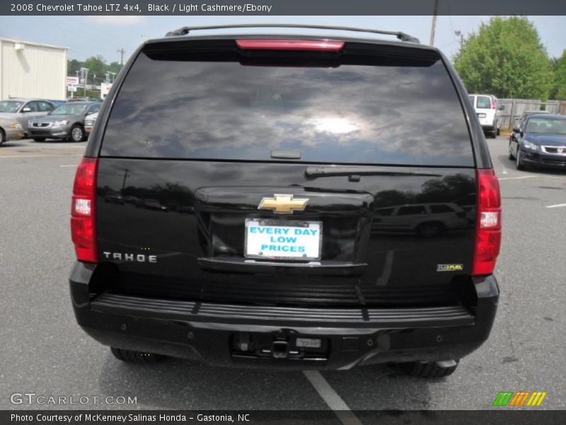 Black / Light Cashmere/Ebony 2008 Chevrolet Tahoe LTZ 4x4