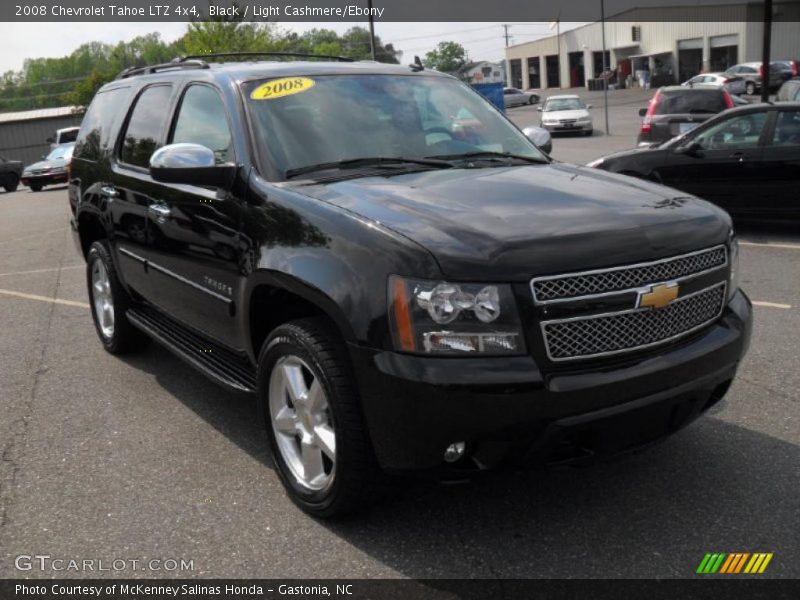 Black / Light Cashmere/Ebony 2008 Chevrolet Tahoe LTZ 4x4