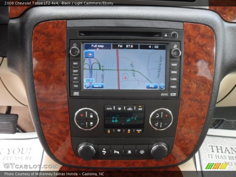 Black / Light Cashmere/Ebony 2008 Chevrolet Tahoe LTZ 4x4