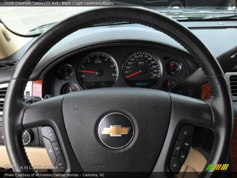 Black / Light Cashmere/Ebony 2008 Chevrolet Tahoe LTZ 4x4