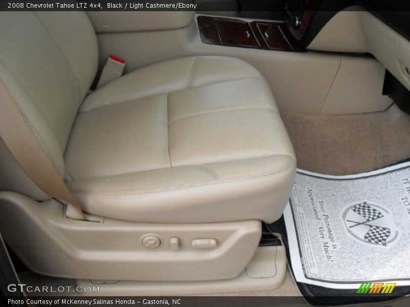 Black / Light Cashmere/Ebony 2008 Chevrolet Tahoe LTZ 4x4