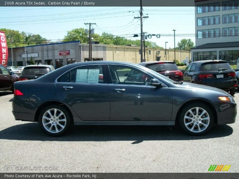 Carbon Gray Pearl / Ebony 2008 Acura TSX Sedan