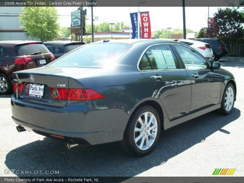 Carbon Gray Pearl / Ebony 2008 Acura TSX Sedan