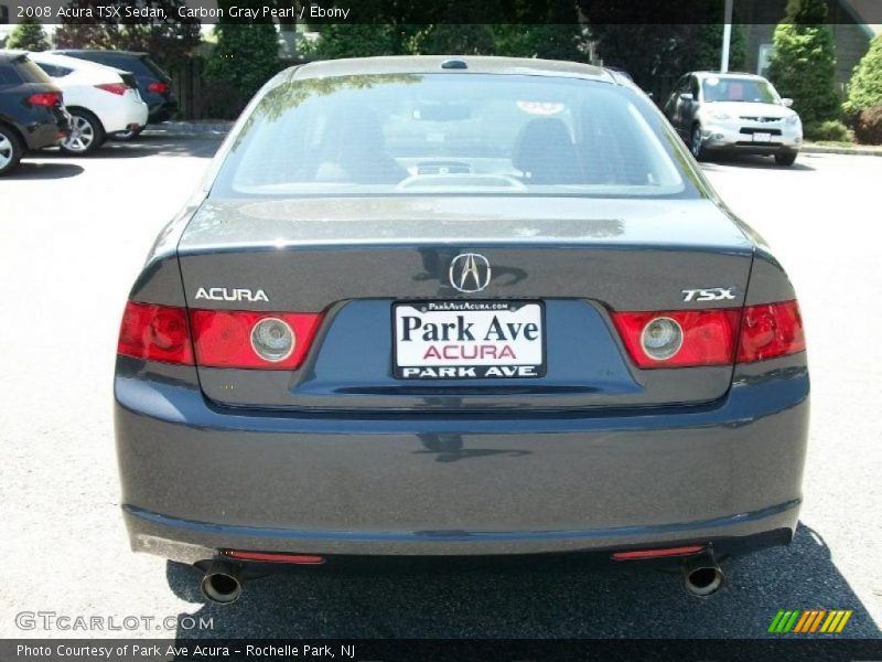 Carbon Gray Pearl / Ebony 2008 Acura TSX Sedan