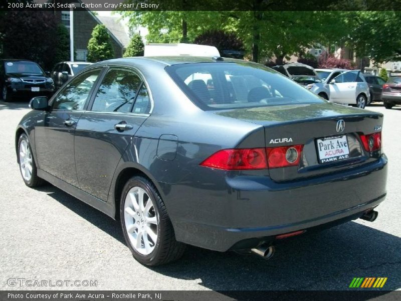 Carbon Gray Pearl / Ebony 2008 Acura TSX Sedan