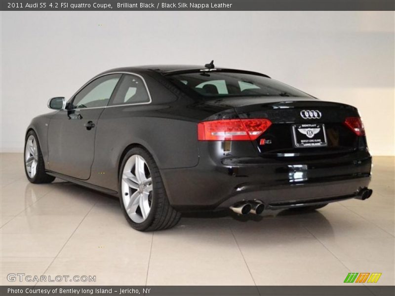 Brilliant Black / Black Silk Nappa Leather 2011 Audi S5 4.2 FSI quattro Coupe