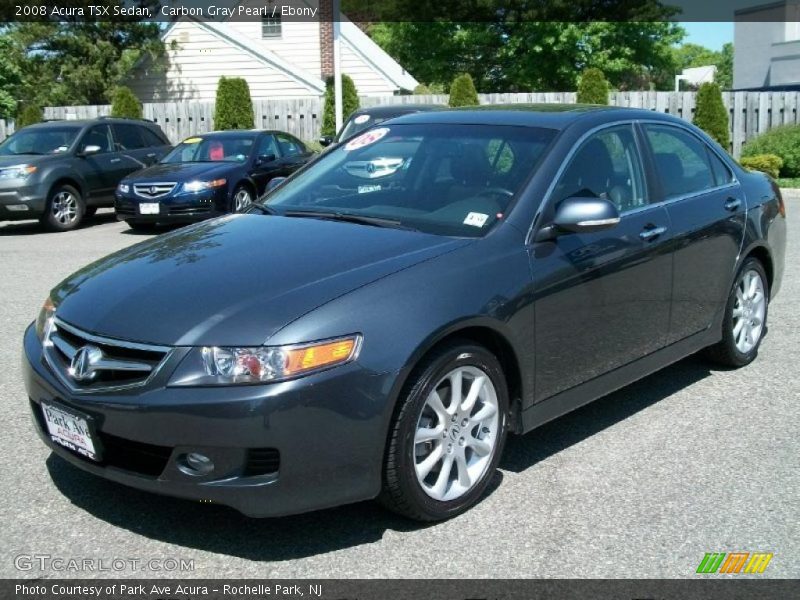 Carbon Gray Pearl / Ebony 2008 Acura TSX Sedan