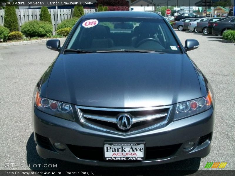 Carbon Gray Pearl / Ebony 2008 Acura TSX Sedan