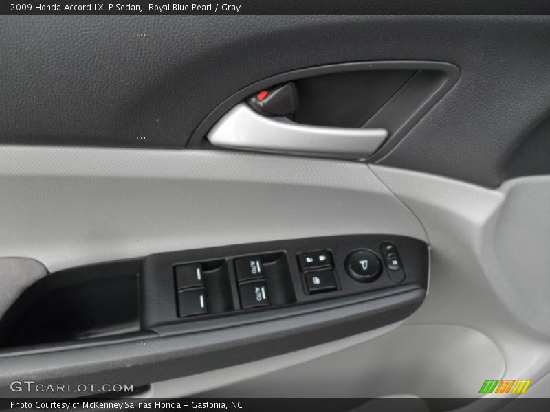 Royal Blue Pearl / Gray 2009 Honda Accord LX-P Sedan