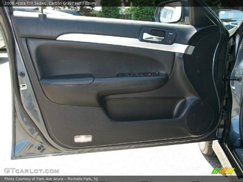 Carbon Gray Pearl / Ebony 2008 Acura TSX Sedan