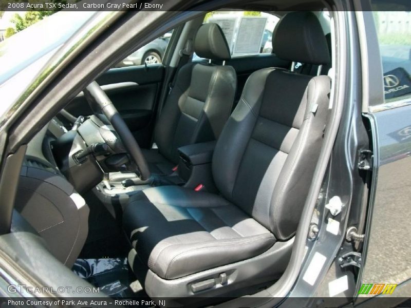 Carbon Gray Pearl / Ebony 2008 Acura TSX Sedan