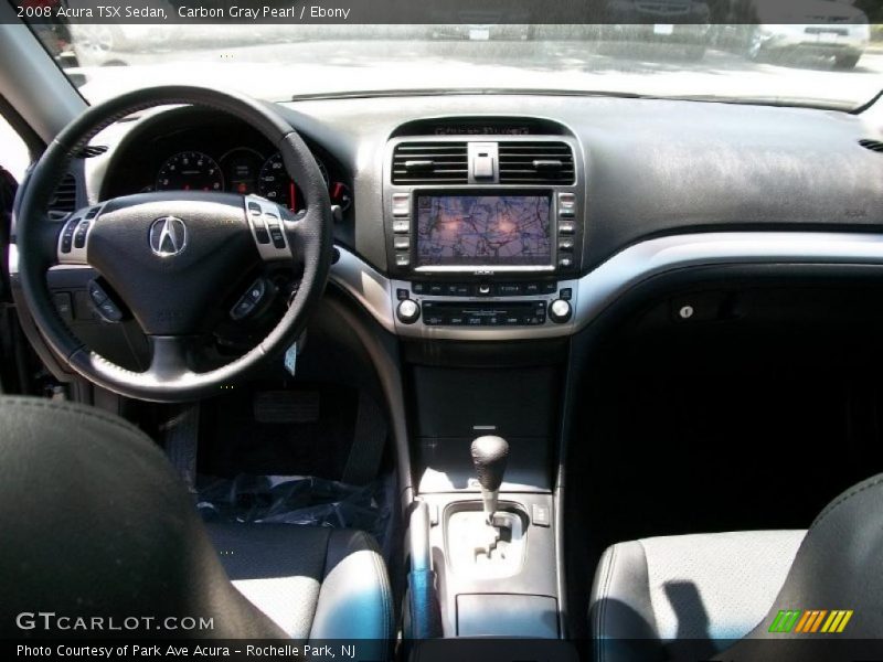 Carbon Gray Pearl / Ebony 2008 Acura TSX Sedan