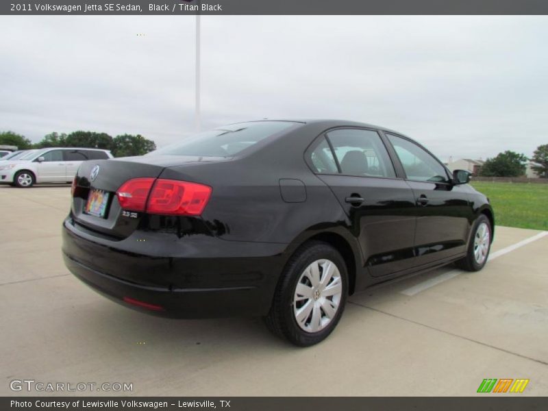 Black / Titan Black 2011 Volkswagen Jetta SE Sedan