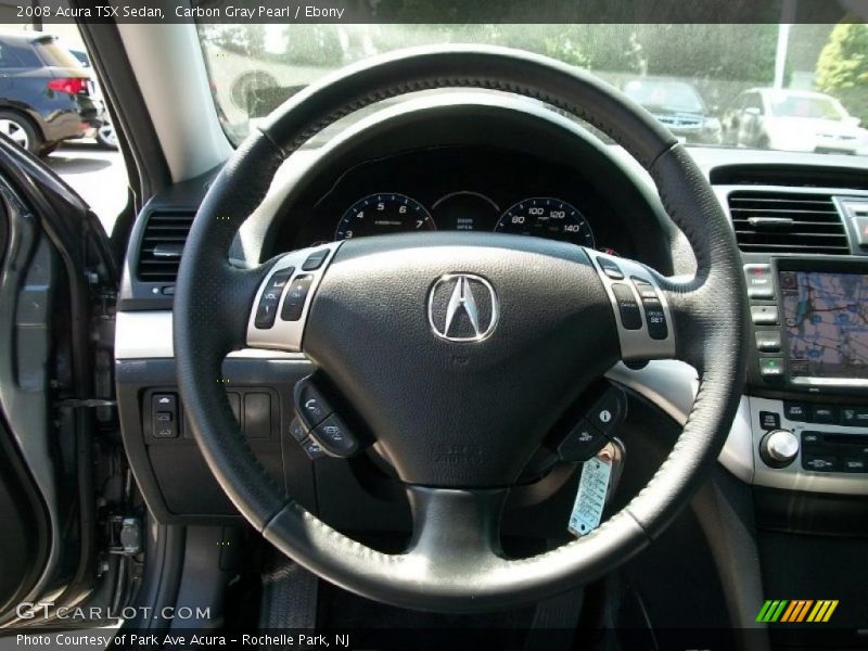 Carbon Gray Pearl / Ebony 2008 Acura TSX Sedan