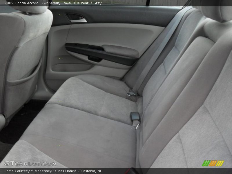 Royal Blue Pearl / Gray 2009 Honda Accord LX-P Sedan