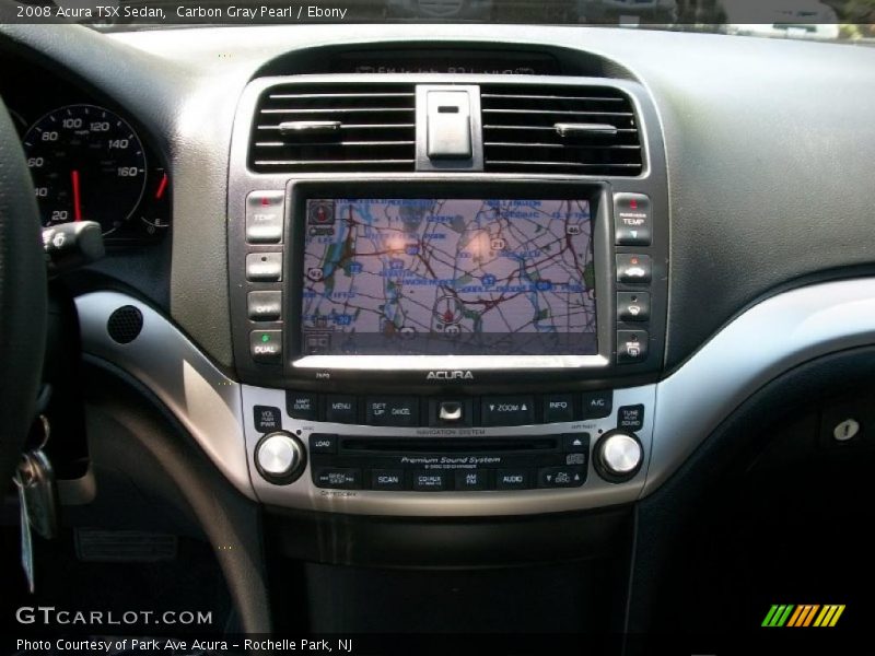 Carbon Gray Pearl / Ebony 2008 Acura TSX Sedan