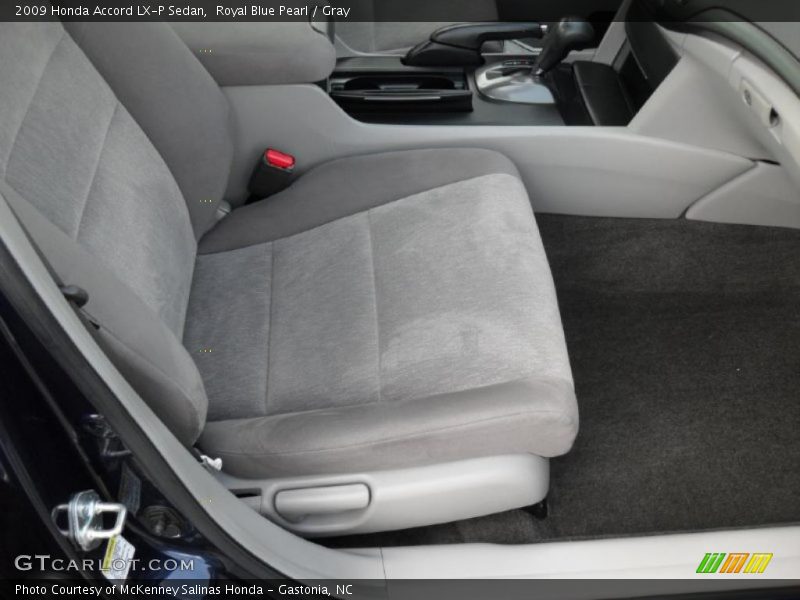 Royal Blue Pearl / Gray 2009 Honda Accord LX-P Sedan