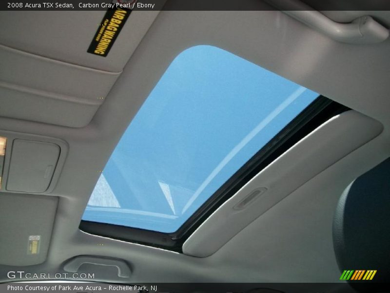 Carbon Gray Pearl / Ebony 2008 Acura TSX Sedan