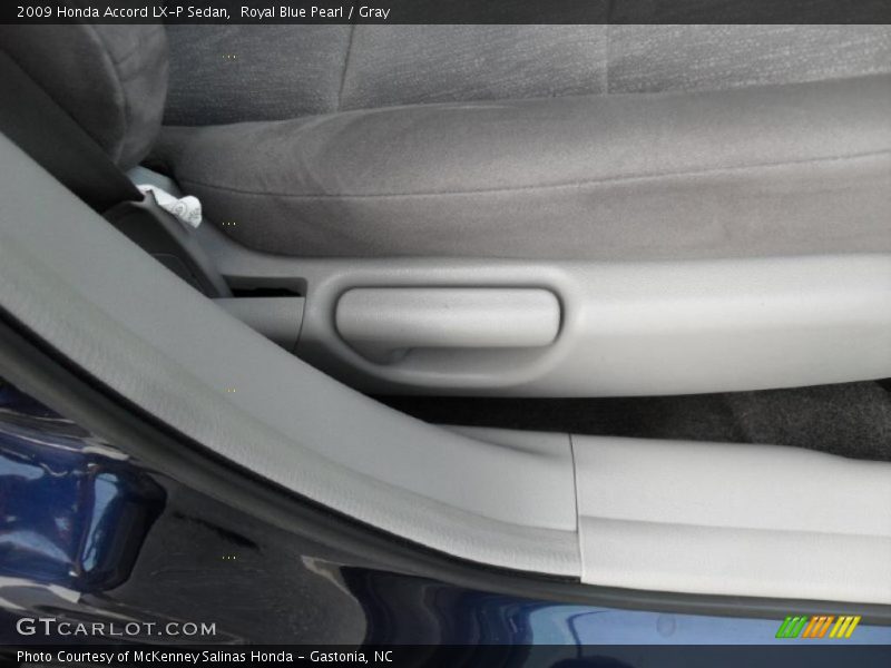 Royal Blue Pearl / Gray 2009 Honda Accord LX-P Sedan