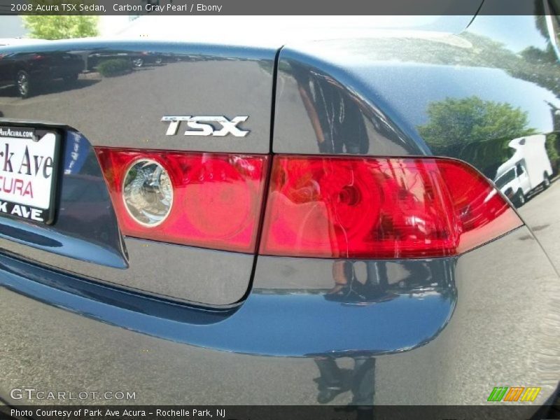 Carbon Gray Pearl / Ebony 2008 Acura TSX Sedan
