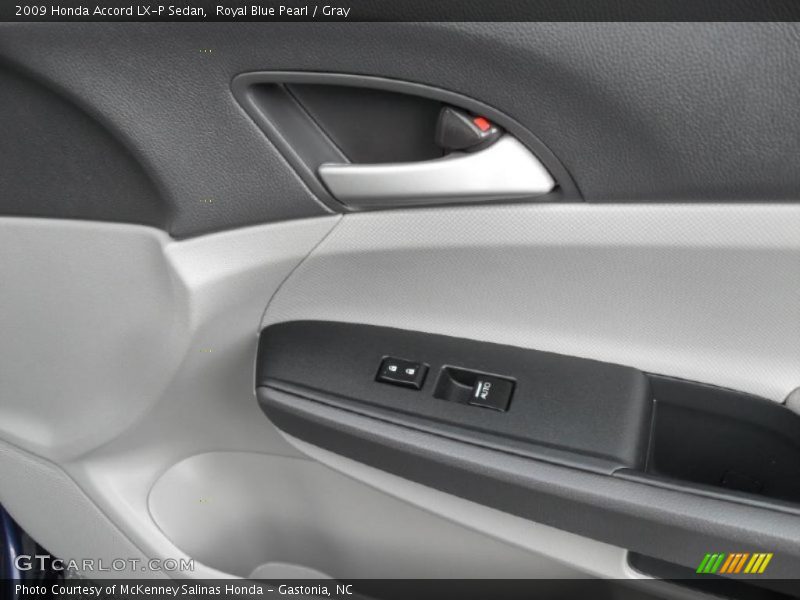 Royal Blue Pearl / Gray 2009 Honda Accord LX-P Sedan