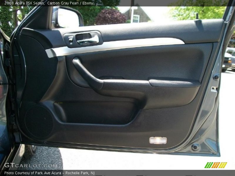 Carbon Gray Pearl / Ebony 2008 Acura TSX Sedan