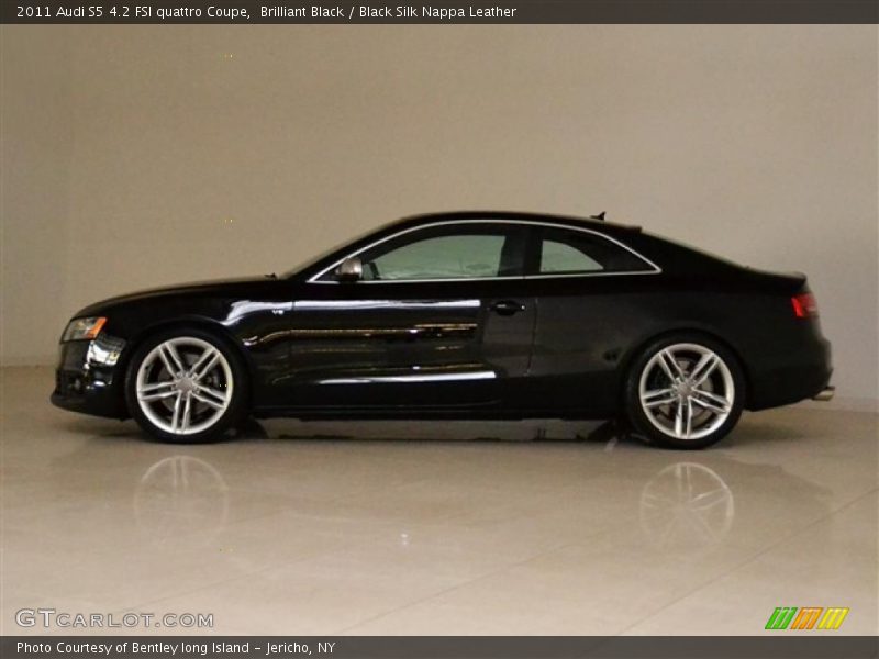 Brilliant Black / Black Silk Nappa Leather 2011 Audi S5 4.2 FSI quattro Coupe