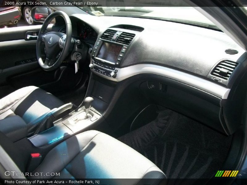Carbon Gray Pearl / Ebony 2008 Acura TSX Sedan