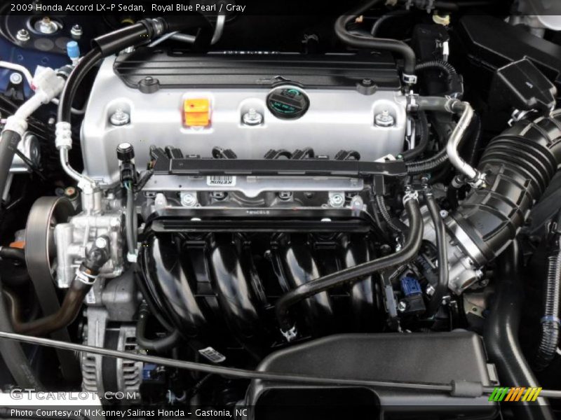 Royal Blue Pearl / Gray 2009 Honda Accord LX-P Sedan
