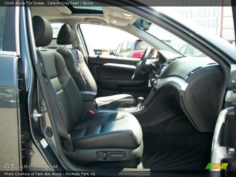 Carbon Gray Pearl / Ebony 2008 Acura TSX Sedan