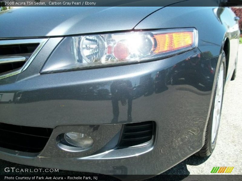 Carbon Gray Pearl / Ebony 2008 Acura TSX Sedan