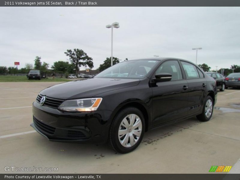 Black / Titan Black 2011 Volkswagen Jetta SE Sedan