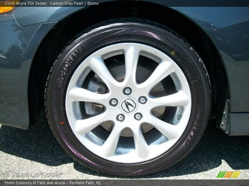 Carbon Gray Pearl / Ebony 2008 Acura TSX Sedan