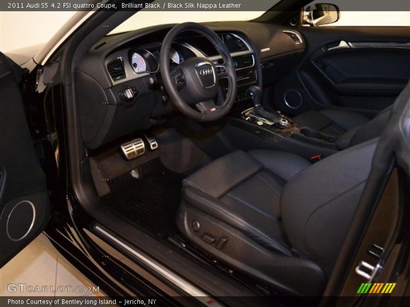 Brilliant Black / Black Silk Nappa Leather 2011 Audi S5 4.2 FSI quattro Coupe