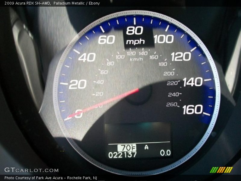 Palladium Metallic / Ebony 2009 Acura RDX SH-AWD