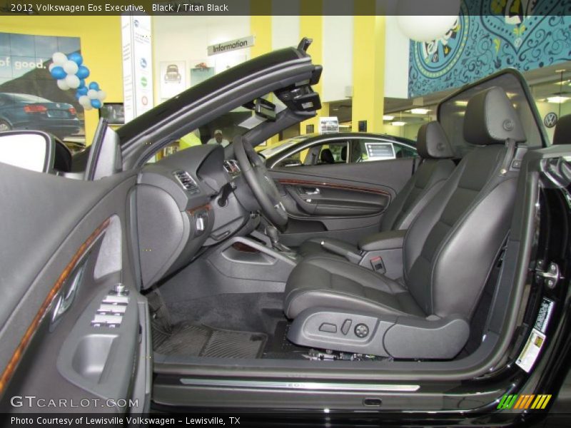  2012 Eos Executive Titan Black Interior