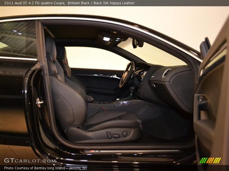 Brilliant Black / Black Silk Nappa Leather 2011 Audi S5 4.2 FSI quattro Coupe