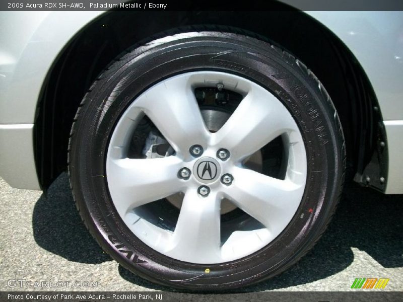 Palladium Metallic / Ebony 2009 Acura RDX SH-AWD