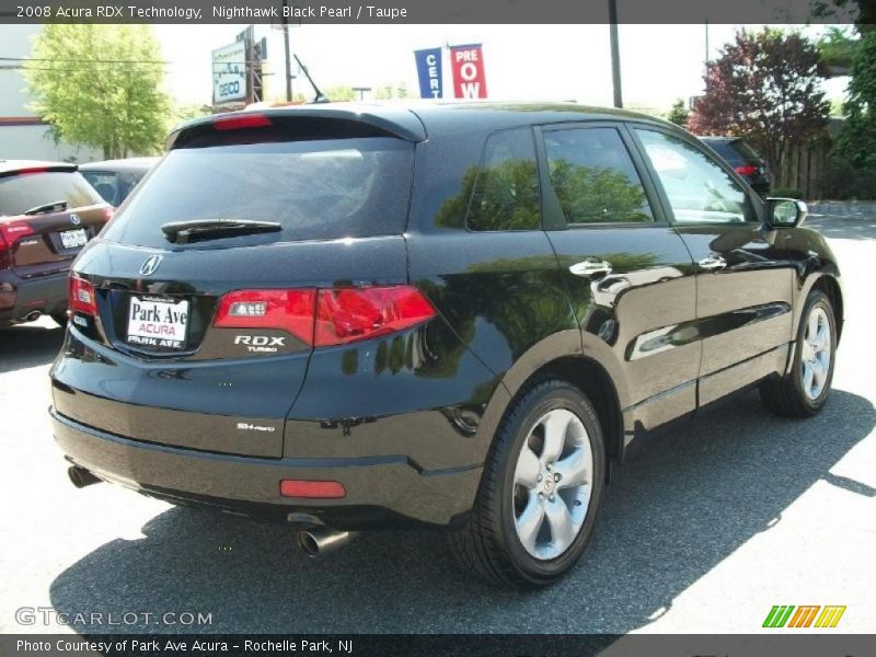 Nighthawk Black Pearl / Taupe 2008 Acura RDX Technology